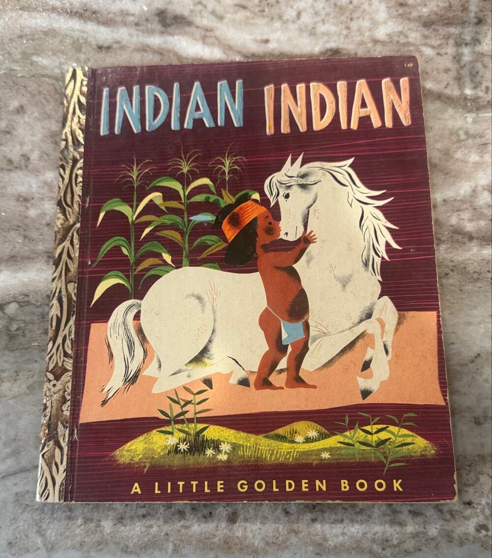 INDIAN INDIAN 1952 1st A Edition Little Golden Book #149
